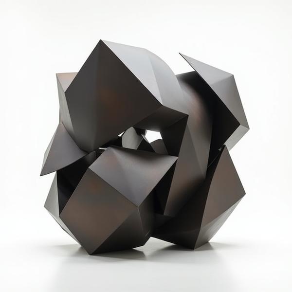 현대적인 추상 금속 예술 조형물 (Modern abstract metal art sculpture)